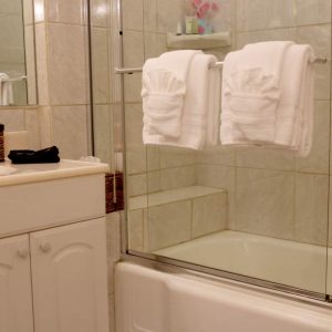 Where to Stay in Colorado Springs - The Sycamore Suite sycamore bathroom